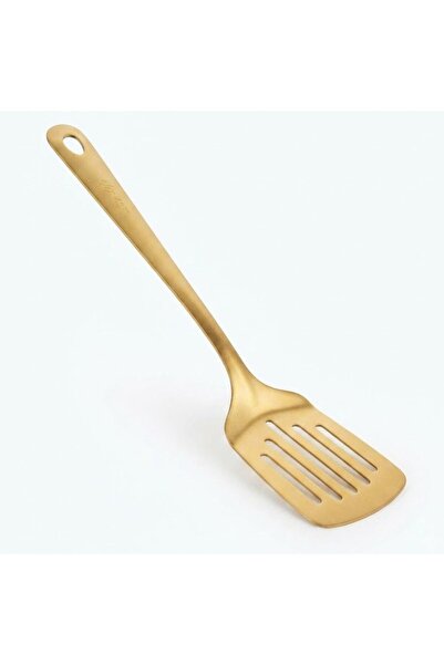 AKDC Stainless Steel Slotted Turner 25 cm – Gold