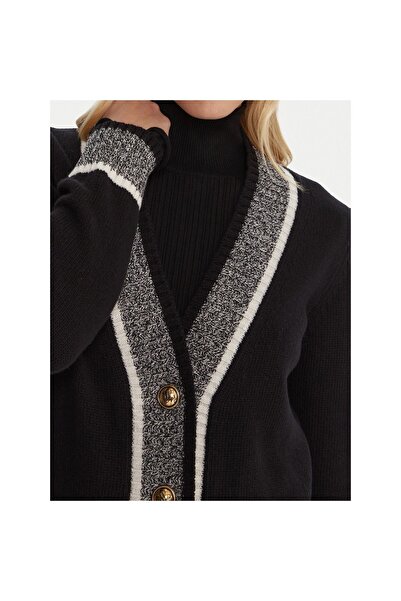 Luisa Spagnoli Cardigan de damă 100206 CENERIERA Negru