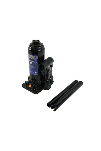 GEKO Cric hidraulic cu mâner negru 4T, G01051