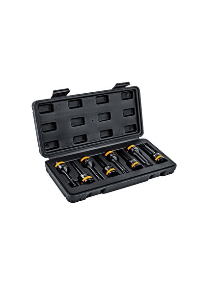 Powermat Set de chei tubulare de impact PM-ZNU-518T, 8 piese, PM1384