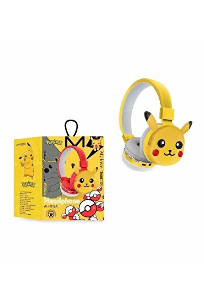 Stitch Wireless Headphones for Children with Pokemon Pikachu Design
