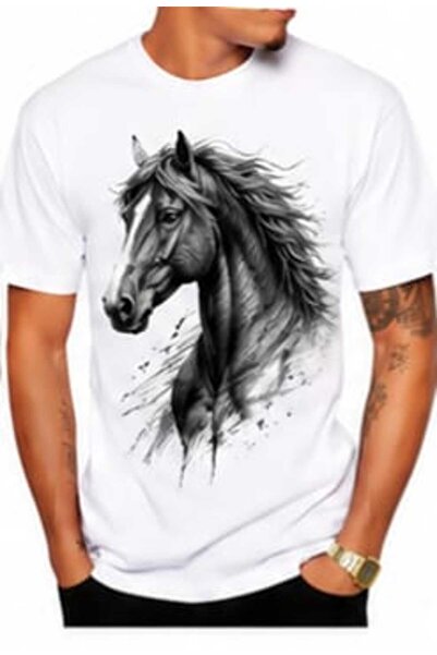 classy moda Unisex Colorful Oversize Printed T-Shirt Streetwear Comfortable F...