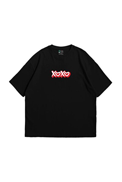 bellanova Unisex πολύχρωμο μπλουζάκι με στάμπα Oversize Streetwear Άνετη εφαρ...