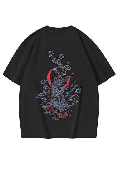 classy moda Unisex Colorful Oversize Printed T-Shirt Streetwear Comfortable F...
