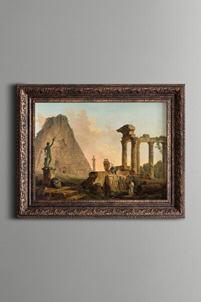 epiqart آثار روما الكلاسيكية - لوحة بتصميم عتيق - نموذج سميك