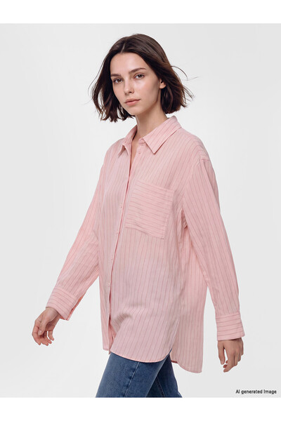 LC Waikiki Two Mt Shop Quality Striped Women's Shirt Tunic