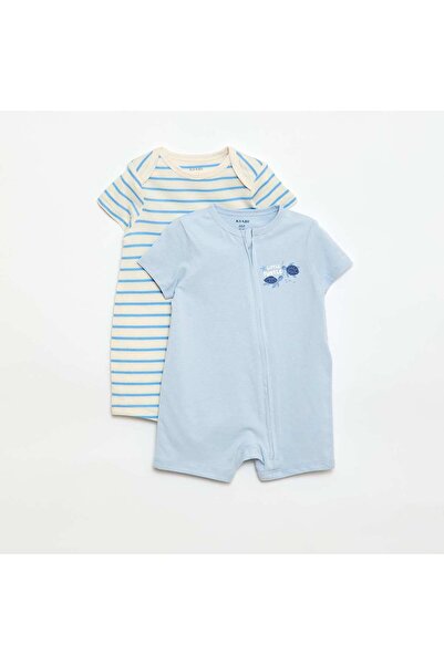 KIABI Cotton Sleepsuit BLUE