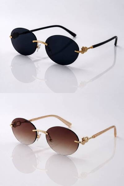 LUPİX TREND MODEL KADIN SİYAH VE KAHVE 2'Lİ SET UV 400 KORUMALI