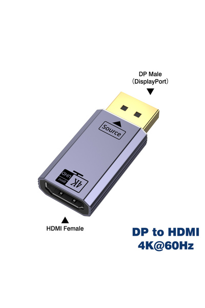 Choice1 محول جديد من UGOURD بدون كابل من DisplayPort إلى HDMI بدقة 4K وتردد 6...