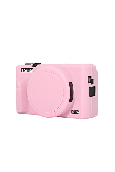 Choice7 g7x3 case light pink Camera Bag for Canon G7X3 Silicone Case Protecti...