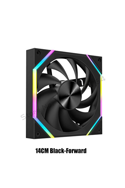 Choice1 A-RGB Other 14CM Black Forward 140 Case Fan ARGB, Silent 6-30dBa 89CF...
