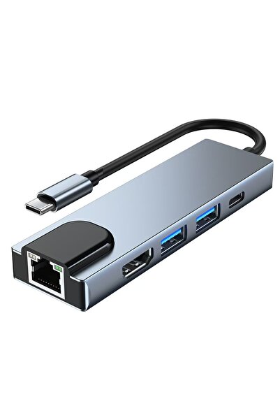 Choice محول USB C 5 في 1، محول تايب سي، محطة إرساء ثاندربولت 3، محول لابتوب م...