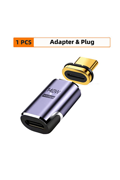 Choice Purple PD140W USB4.0 40Gbps Thunderbolt3 Magnetic Adapter USB C To Typ...