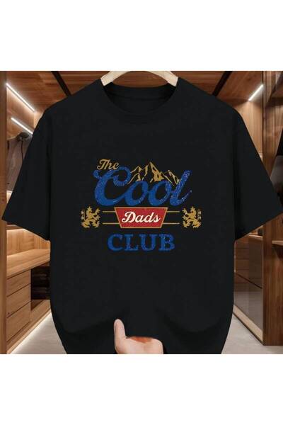 799 The Cool Dads Club - Men'S Round Neck T-Shirt Vintage Style Casual Versat...