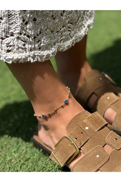 Generic Brand La'Bien Accessories Steel Evil Eye Beaded Anklet – Waterproof, ...
