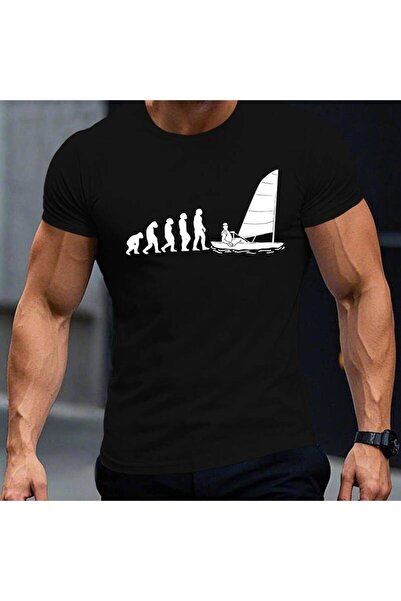 01THEONE تي شيرت صيفي بأكمام قصيرة للرجال من Evolution Sailing