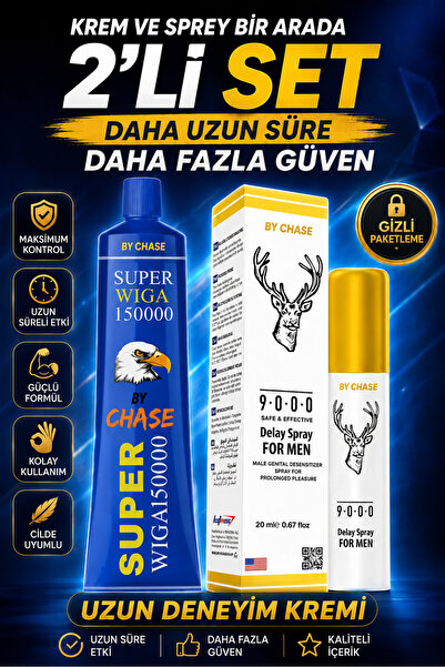 Chase 150000 Krem ve 9000 Sprey Set