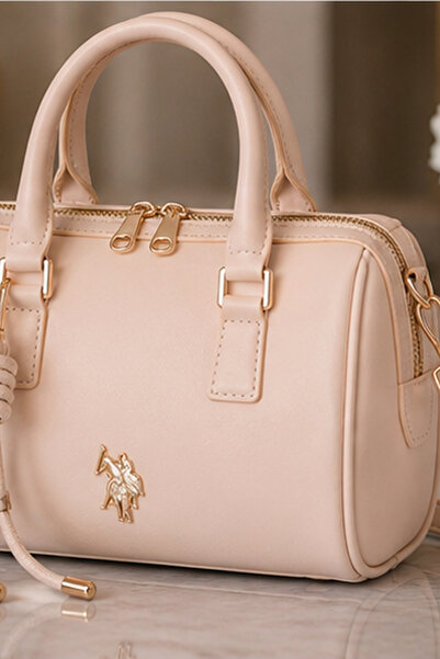 U.S. Polo Assn. حقيبة يو إس بي إيه بوسطن US6577، لون عاجي