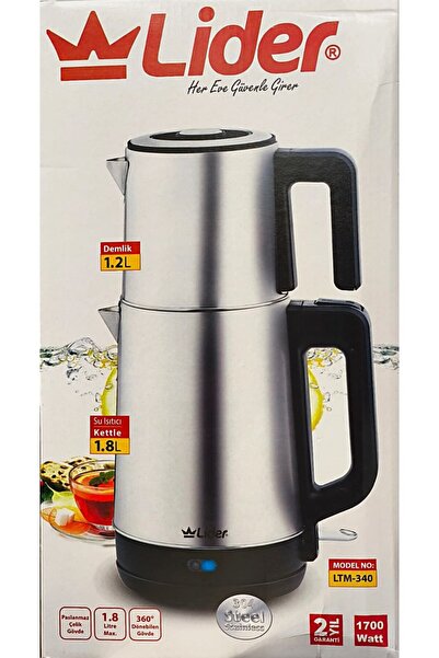 Lider Ltm-340 İkisi Bir Arada Elektrikli Çaycı ve Kettle