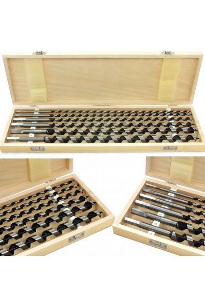 SilverTools Set burghie pentru lemn 460mm, burghie 6-18mm, 6 bucăți