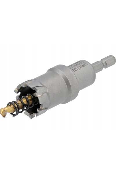 NO BRAND Carotieră de tăiere metal de 24mm cu plăcuțe din carbură YG10X TCT, ...