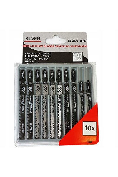 Silverina Set de lame de rezervă argintii pentru aparat de tăiat, 10 bucăți S...