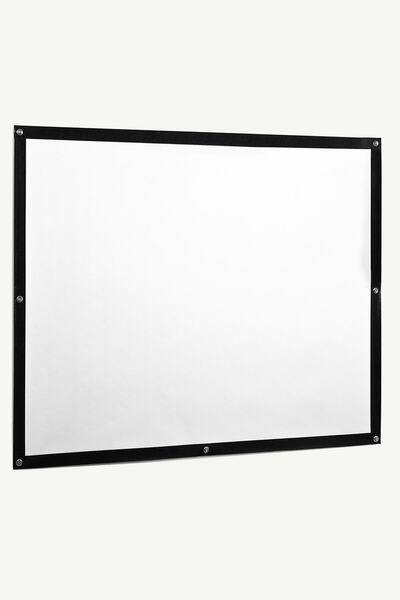300 X 225 Sabit Çerçeveli Fixed Frame Duvar Tipi Projeksiyon Perdesi
