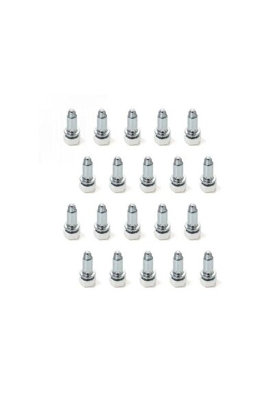 OEM M6 εξαγωνικά λευκά πόδια, σετ 20 τεμαχίων (για) επάνω και κάτω μέρος "
