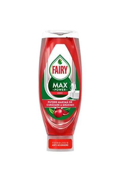 Fairy Detergent de Vase cu Parfum de Rodie - Max Power Pomegranate, 0.73 L