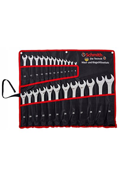 SCHMITH Set complet de chei plat-ochi, 25 bucăți, în cutie SQKPO-03