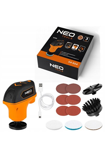 NEO Tools NEO MINI APARAT MULTIFUNCȚIONAL/Polizor 4V LI-ION USB-C +12el 04-604