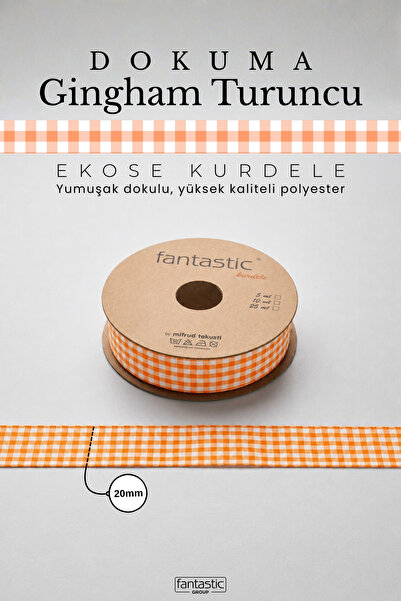 FANTASTIC Pötikare Plaid Gingham Woven Ribbon 20mm 10 Meters