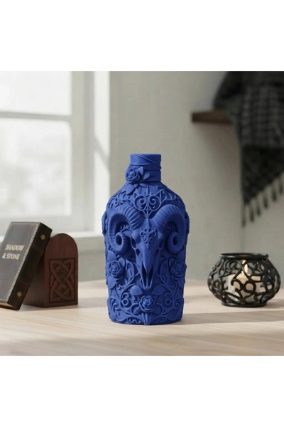 OEM Recipient Decorativ Detaliat cu Craniu de Berbec Imprimat 3D