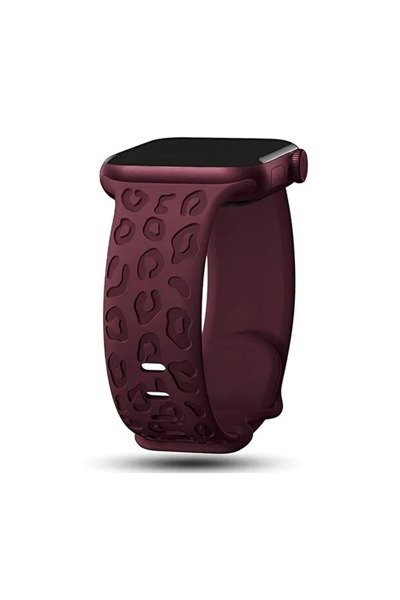 Dexmon Huawei Watch Fit 2 Uyumlu Leopar Desenli Silikon Kordon Kayış