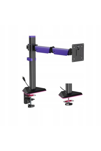 Spacetronik Suport monitor REGLABIL 17-40 VESA 12kg iluminare RGB
