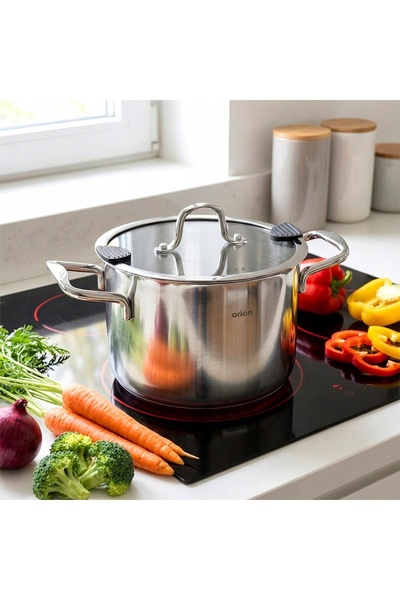 Orion Oală VENICE cu capac din inox 16 cm 2,3L PREMIUM
