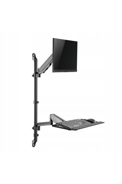 Spacetronik Suport de perete pentru monitor și tastatură 17-32 " VESA 8kg negru