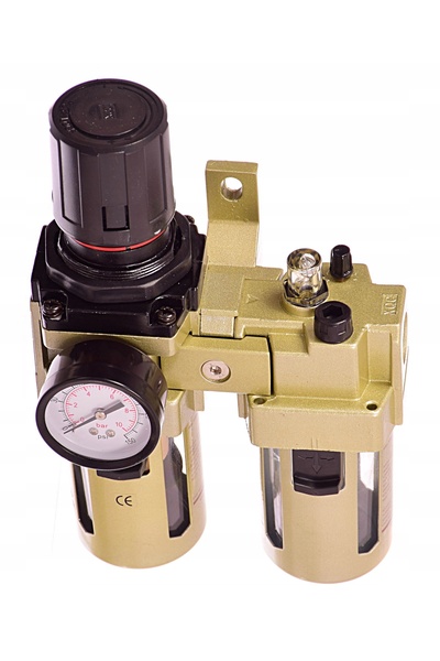 TC Technic Reductor de presiune Filtru de aer Lubrificator cu grăsime 1/2 " P...