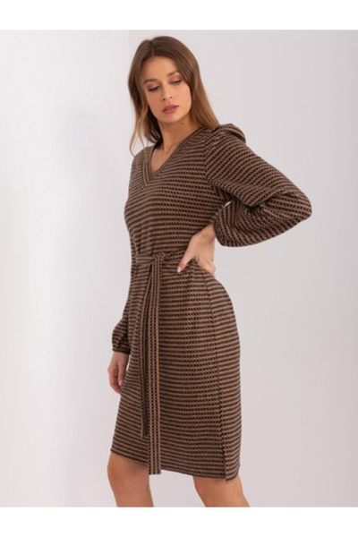 LAKERTA Rochie Dama, LAKERTA, Bumbac, Rochie dreapta, Camel, model LK-SK-5094...