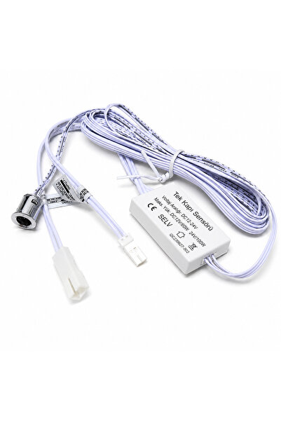 Ledarmy Mini Kapı Sensörlü LED Anahtarı 12V 24V DC 5A Gömme ve Sıva Üstü Dola...