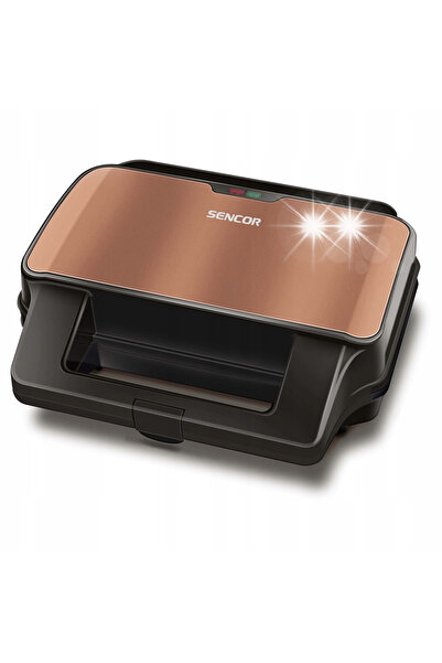 Sencor Aparat de gogoși SSM 9976GD 900W pentru gofoare, panini, sandvișuri, g...