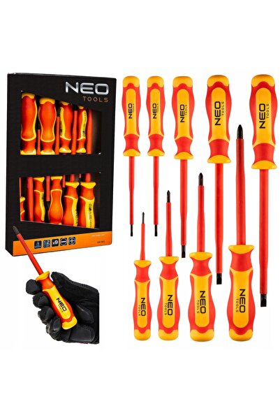 NEO Tools Set de șurubelnițe 1000V, 9 piese, NEO 04-143