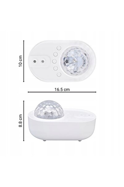 Retoo LAMPĂ DE NOAPTE PROIECTOR STELE 2 în 1 ROTATIVĂ 3 SUNETE NATURALE + TEL...