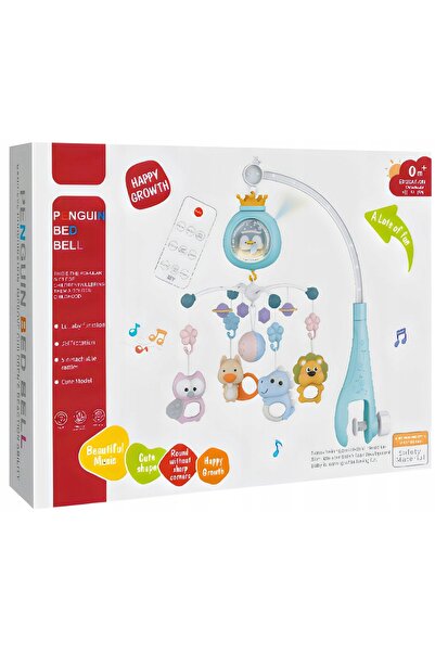 TOYSPLANET CAROUSEL PENTRU PAT CU PROIECTOR SI BATERIE 3 IN 1 LAMPĂ DE NOAPTE...