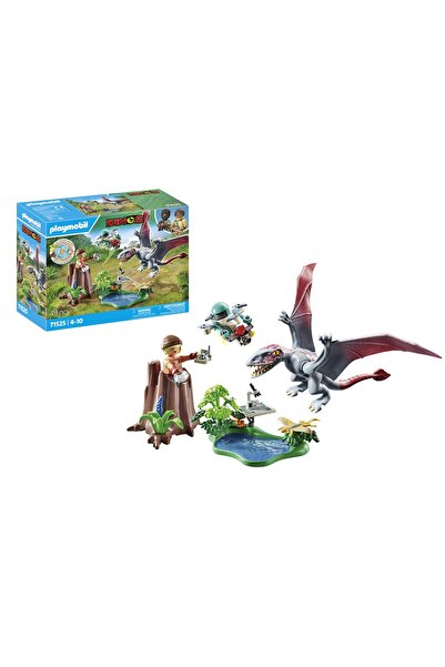 Playmobil Dinos Stație de explorare pentru dinozauri Dimorfodoni Set de figurine