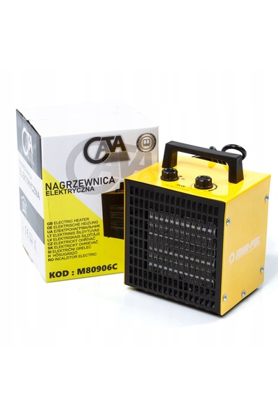 Cata Încălzitor electric 3KW, suflantă, încălzitor cu element radiant + termo...