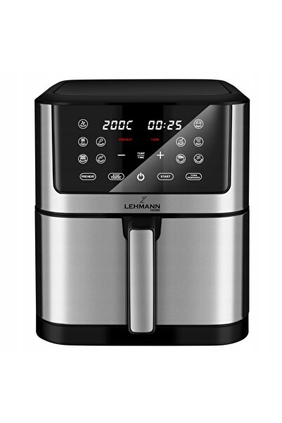 Lehmann Friteuză fără ulei Airfryer 8L antiaderentă 12 programe