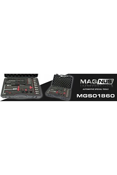 magnus cult Set de 17 freze pentru prize de injecție cu perii și extractor MA...