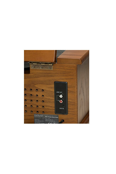 Denver GRAMOFON MCR-50 RETRO CD USB RADIO CASSETĂ DIN LEMN, ELEGANT