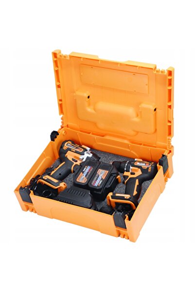 BLACK Cheie de impact pentru roți, cu acumulator + Șurubelniță cu acumulator ...